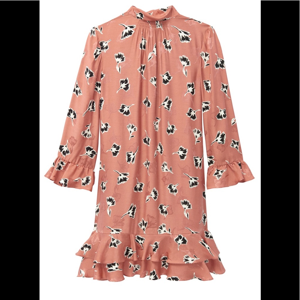 NWT Rebecca Taylor Paintbrush Dress in Blush